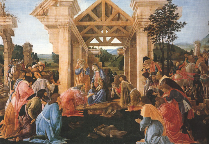 Sandro Botticelli Adoration of the Magi (mk36)